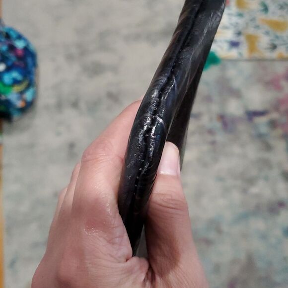 Patricia Nash Tooled Leather Flower Wistlet in Metallic Silver - Picture 6 of 16